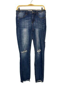 Judy Blue High Waist Skinny Fit Distressed Ripped Jeans Size 7/28